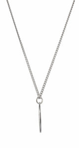 Sterling Silver 12 mm First Communion Medal 18" Necklace