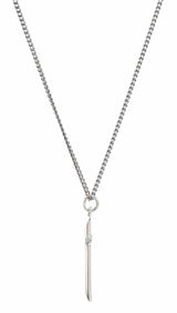Sterling Silver 25.7x14 mm Cross 18" Necklace 