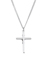 Sterling Silver Crucifix 24" Necklace