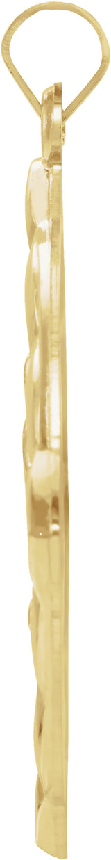 14K Yellow 31 mm St. Raphael Medal
