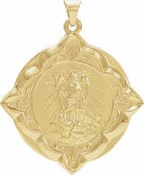 14K Yellow 31 mm St. Raphael Medal