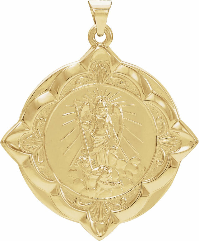 14K Yellow 31 mm St. Raphael Medal