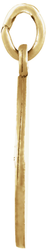 14K Yellow 15 mm St. Martha Medal