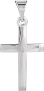 Sterling Silver 17x11.5 mm Cross Pendant 