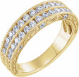 14K Yellow 3/4 CTW Natural Diamond Anniversary Band