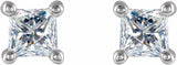14K White 1/5 CTW Natural Diamond Stud Earrings