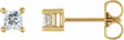 14K Yellow 1/10 CTW Natural Diamond Stud Earrings
