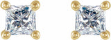 14K Yellow 1/10 CTW Natural Diamond Stud Earrings