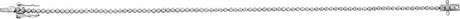 14K White Gold 9/10 CTW Natural Diamond 7" Line Bracelet  