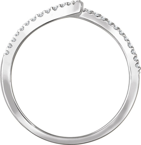 14K White Gold 1/6 CTW Natural Diamond Ring  