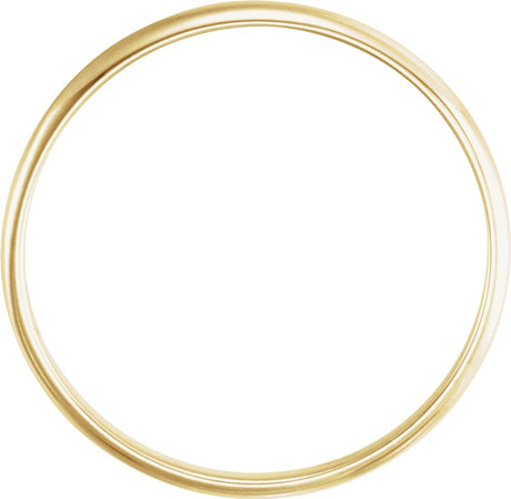 14K Yellow 2 mm Youth Ring
