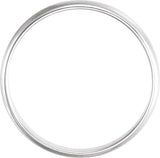 14K White Midi Ring Size .5