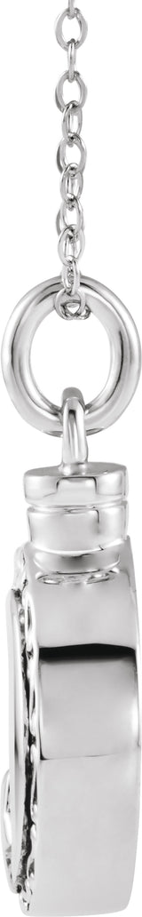 Sterling Silver So Far But Yet So Close Ash Holder 18" Necklace