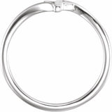 Sterling Silver Cross Bypass Ring