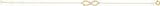 14K Yellow Gold 1/6 CTW Natural Diamond Infinity-Inspired 7-8" Bracelet