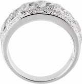 14K White 1/2 CTW Natural Diamond Ring