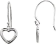 Sterling Silver Heart Earrings