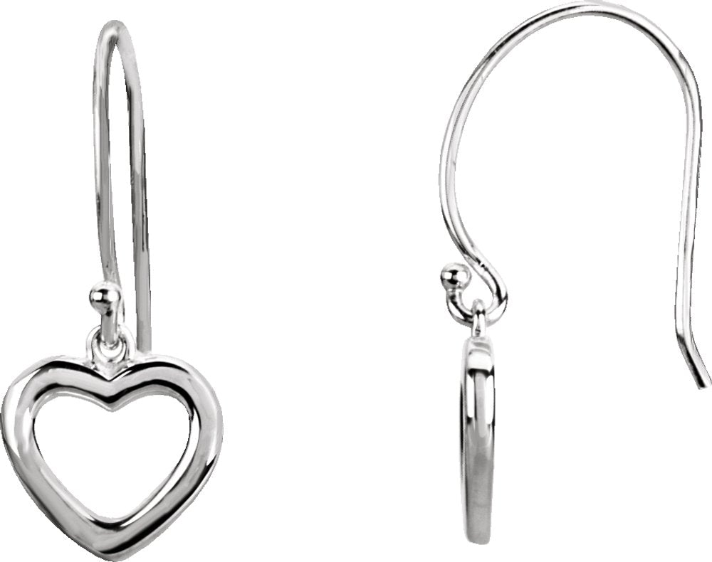 Sterling Silver Heart Earrings