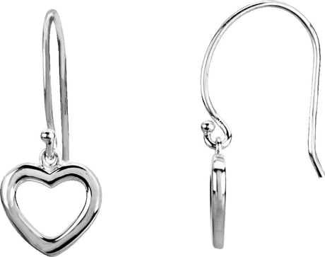 Sterling Silver Heart Earrings