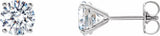 14K White Gold 1 1/2 CTW Lab-Grown Diamond 4-Prong Stud Earrings