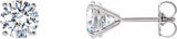 14K White Gold 1 1/2 CTW Lab-Grown Diamond 4-Prong Stud Earrings