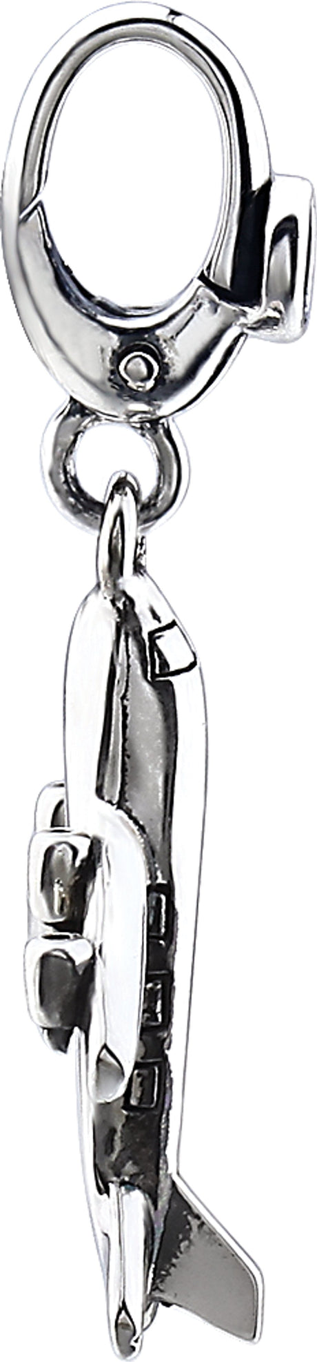 Sterling Silver Plane  Charm/Pendant