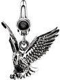 Sterling Silver American Eagle  Charm/Pendant