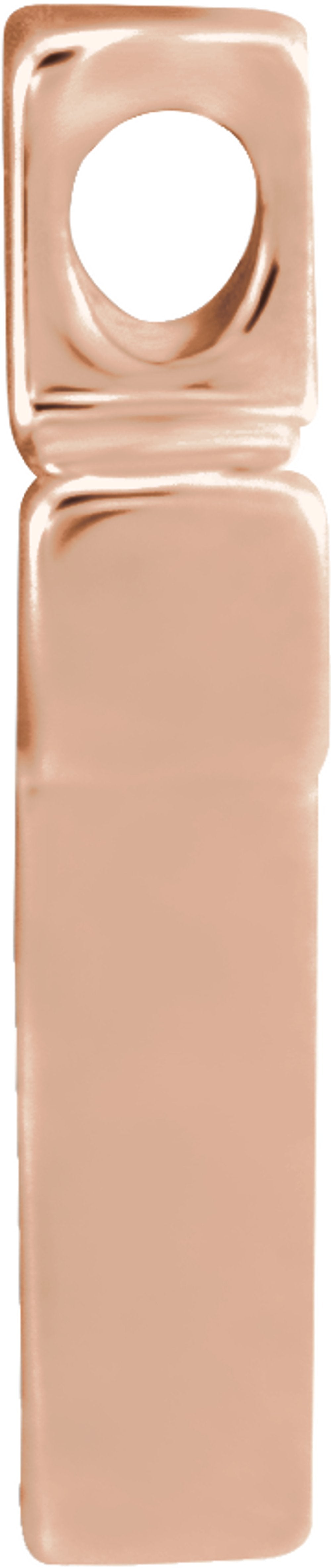 14K Rose Gold Petite Cross Slide Pendant