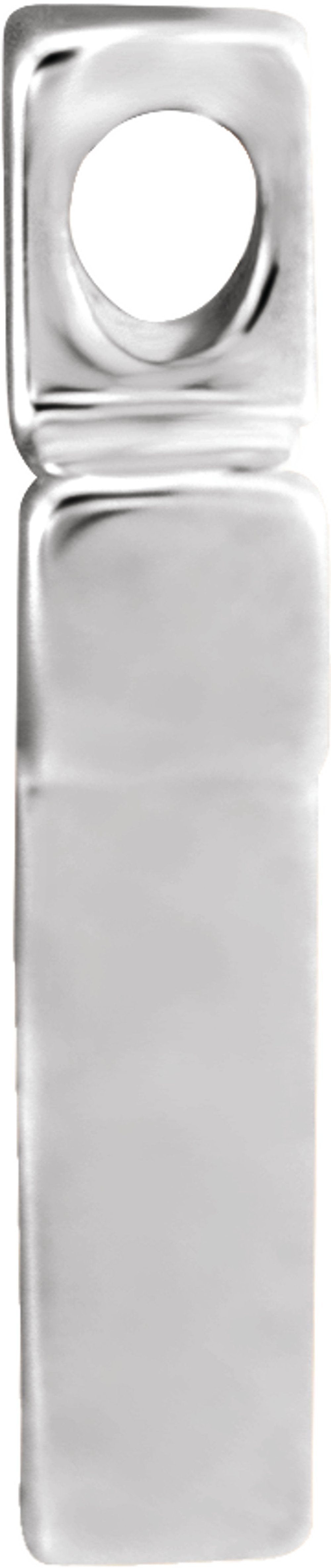 14K White Gold Petite Cross Slide Pendant