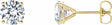 14K Yellow Gold 1 CTW Lab-Grown Diamond 4-Prong Stud Earrings