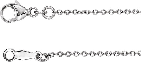 Platinum 1.2 mm Cable 18" Chain