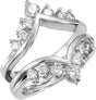 14K White 1/3 CTW Lab-Grown Diamond Ring  Guard