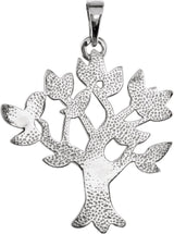 14K White My Tree™ Family Pendant