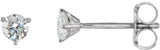 14K White Gold 1/4 CTW Natural Diamond Stud Earrings