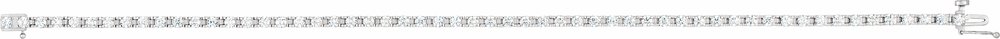14K White Gold 2 1/4 CTW Lab-Grown Diamond Line 7 1/4" Bracelet