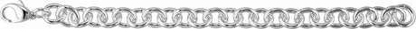 Sterling Silver 10 mm Cable 7 1/2" Chain