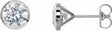 14K White Gold 2 CTW Lab-Grown Diamond Cocktail-Style Earrings