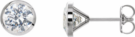 14K White 1/2 CTW Natural Diamond Cocktail-Style Earrings