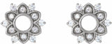 14K White 1/3 CTW Natural Diamond Earrings