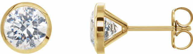 14K Yellow Gold 1/2 CTW Natural Diamond Cocktail-Style Earrings