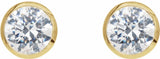 14K Yellow Gold 1/2 CTW Natural Diamond Cocktail-Style Earrings