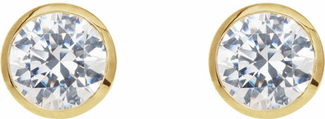 14K Yellow Gold 1/2 CTW Natural Diamond Cocktail-Style Earrings
