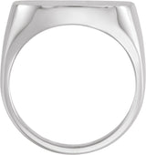 Sterling Silver Square Signet Ring