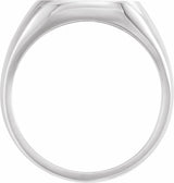 Sterling Silver Square Signet Ring