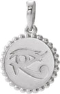 Sterling Silver Eye of Horus Pendant 