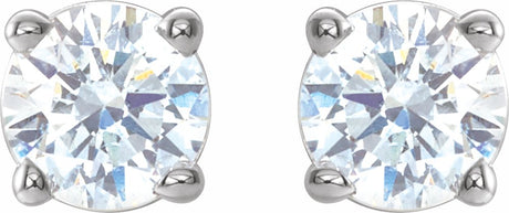 14K White Gold 1/3 CTW Natural Diamond Earrings