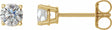 14K Yellow 1/2 CTW Natural Diamond Earrings