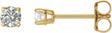 14K Yellow Gold 1/5 CTW Natural Diamond Earrings
