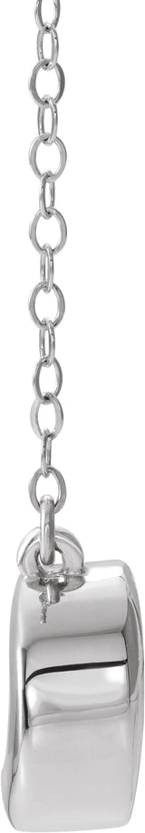 Sterling Silver Infinity-Inspired Ash Holder 18" Necklace