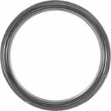 Black PVD Tungsten 8 mm Patterned Comfort-Fit Band